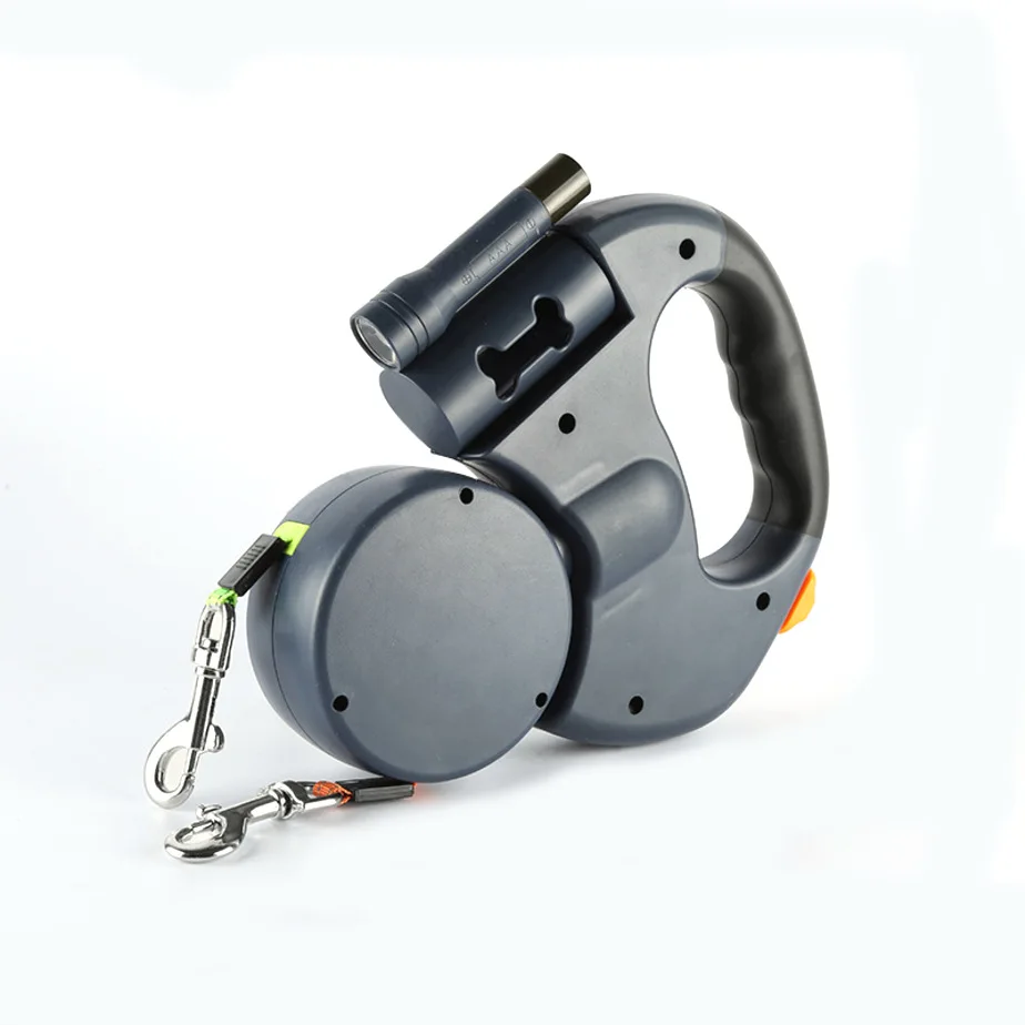 High quality Double-headed Retractable Dog Leash Dog collar LED light Leash 360 Spin Automatic adjustment Trash bag dispenser
High quality Double-headed Retractable Dog Leash Dog collar LED light Leash 360 Spin Automatic adjustment Trash bag dispenser