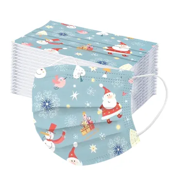 50pcs Christmas Masks For Adult Three-layer Protection Facemask Disposable Breathable Masks Melt Blown Cloth Mascarillad
50pcs Christmas Masks For Adult Three-layer Protection Facemask Disposable Breathable Masks Melt Blown Cloth Mascarillad