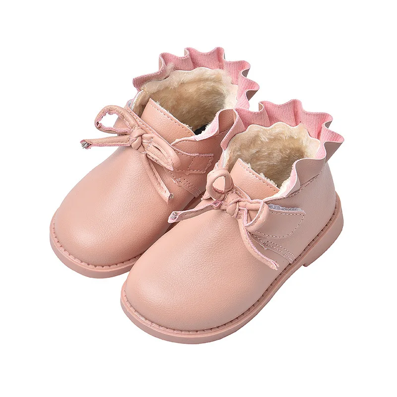 Autumn Winter Ruffle Kids shoes Fur Boots Children Leather Girls Non-slip fashion Snow Boots Toddler Boot 21-30 Warm Sport Shoes
Autumn Winter Ruffle Kids shoes Fur Boots Children Leather Girls Non-slip fashion Snow Boots Toddler Boot 21-30 Warm Sport Shoes