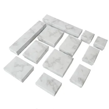24pcs cardboard jewelry box display box necklace bracelet earrings square rectangular marble white WY606
24pcs cardboard jewelry box display box necklace bracelet earrings square rectangular marble white WY606