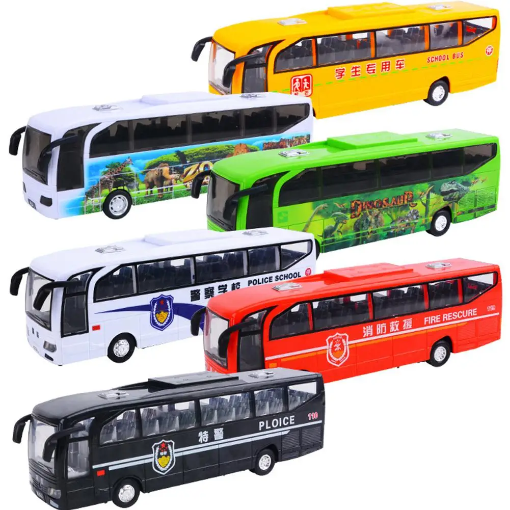RCtown Children Simulation School Bus Model Kindergarten Big with Lights Music Inertial Car bus car toys for Kids gift | Игрушки и хобби