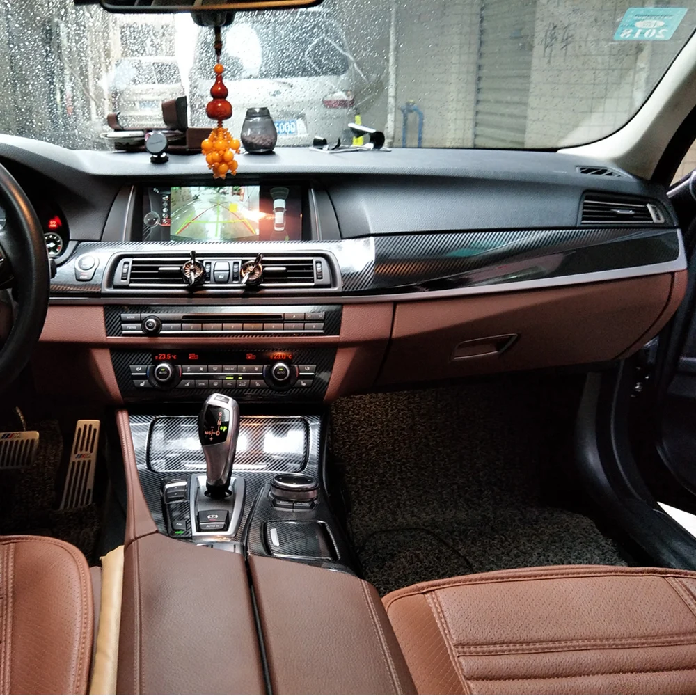 For BMW 5 Series F10 2011-2017 Interior Central Control Panel Door Handle 5D Carbon Fiber Stickers Decals Car styling Accessorie
For BMW 5 Series F10 2011-2017 Interior Central Control Panel Door Handle 5D Carbon Fiber Stickers Decals Car styling Accessorie