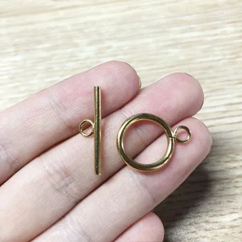 Fostfo 4sets Of Bulk Toggle Easy Close OT Clasp Gold Plated Smooth Charm Connectors Clasps For Bracelet Necklace Jewelry Making
Fostfo 4sets Of Bulk Toggle Easy Close OT Clasp Gold Plated Smooth Charm Connectors Clasps For Bracelet Necklace Jewelry Making