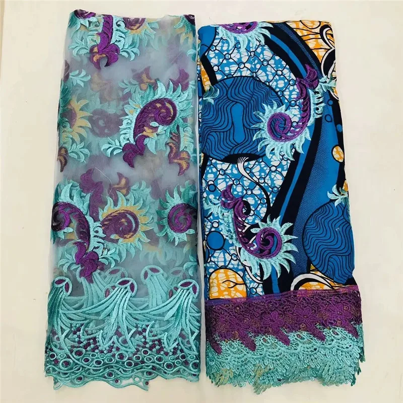 High-End Lace Fabric Embroidery Wax Lace Fabric African With scarf New Wax Cord Lace For Women Wedding Party Dress XM032736
High-End Lace Fabric Embroidery Wax Lace Fabric African With scarf New Wax Cord Lace For Women Wedding Party Dress XM032736