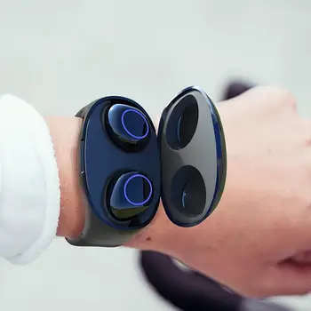 HM50 2 in 1 Bluetooth 5.0 Wireless Earphone Sport Handsfree Earbuds Headset With Smart Wristband Watch Fitness Tracker bracelet
HM50 2 in 1 Bluetooth 5.0 Wireless Earphone Sport Handsfree Earbuds Headset With Smart Wristband Watch Fitness Tracker bracelet