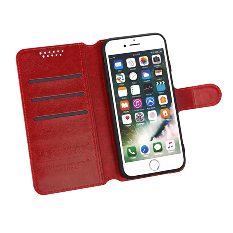 DOREXLON Ретро Кожаный чехол-кошелек для iPhone 11 Pro X XR XS Max Magneti Чехол-кошелек SE 2020 8 7 6 6S Plus