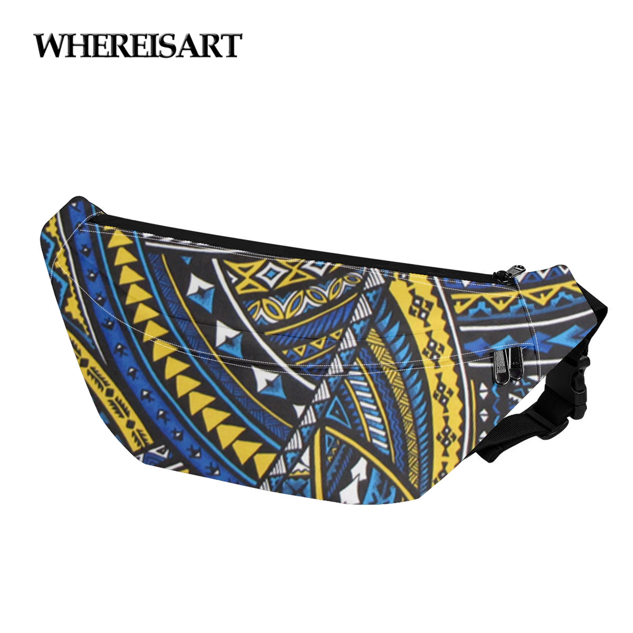 WHEREISART Polynesian African Traditional Print Waist Pack Belt Bag Harajuku Style Banana Bags Chest Shoulder Bag Unisex
WHEREISART Polynesian African Traditional Print Waist Pack Belt Bag Harajuku Style Banana Bags Chest Shoulder Bag Unisex
