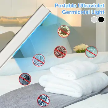 6W Ultraviolet Handheld Germicidal Light Portable Rechargeable UVC Sterilizing Lamp For Masks Sheets Tableware Keyboards
6W Ultraviolet Handheld Germicidal Light Portable Rechargeable UVC Sterilizing Lamp For Masks Sheets Tableware Keyboards