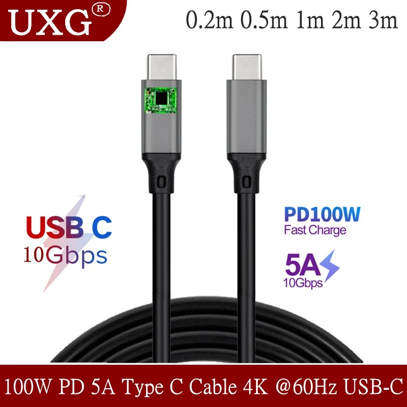 5A Type C кабель 3 м кабель-Переходник USB на 1 Gen2 PD 100W 10 Гбит/с 4K 60Hz Thunderbolt3 для Macbook Pro Nintendo