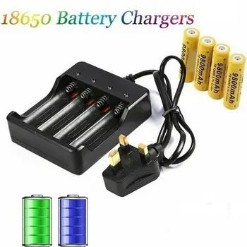 18650 Lithium Battery Charger With Plug Four Slots 4.2v With Line Light Flashlight Charging Adapter US/EU /UK Plug
18650 Lithium Battery Charger With Plug Four Slots 4.2v With Line Light Flashlight Charging Adapter US/EU /UK Plug