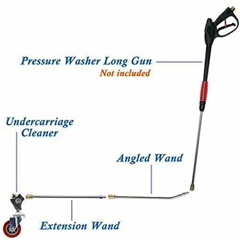 4Holes High Pressure Undercar Cleaner 16inch+Straight Extension/Curved Wand Car Washer Cleaner Water Wash Pump Sprayer Tool
4Holes High Pressure Undercar Cleaner 16inch+Straight Extension/Curved Wand Car Washer Cleaner Water Wash Pump Sprayer Tool