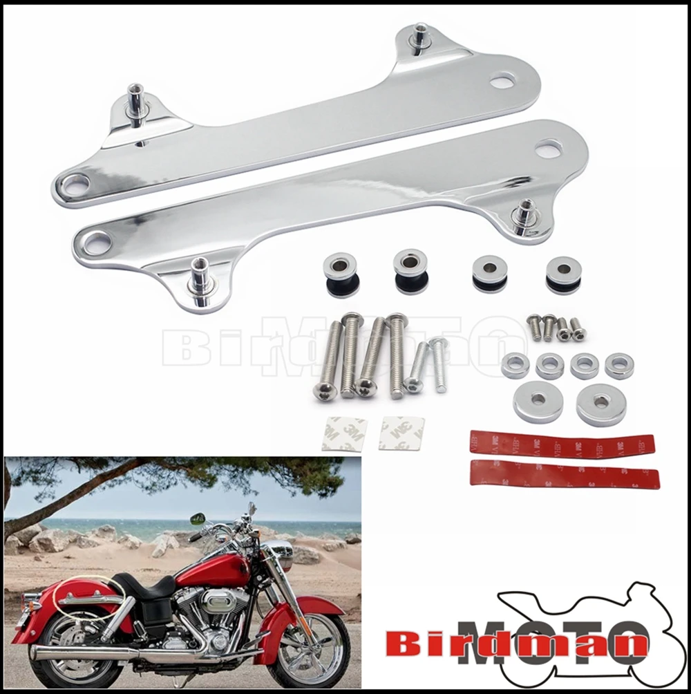 Steel Motorcycle Sissy Bar Rack Docking Hardware Kit For Harley DYNA Switchback FLD 2012-2021 Replace OEM 52300065 Accessories
Steel Motorcycle Sissy Bar Rack Docking Hardware Kit For Harley DYNA Switchback FLD 2012-2021 Replace OEM 52300065 Accessories