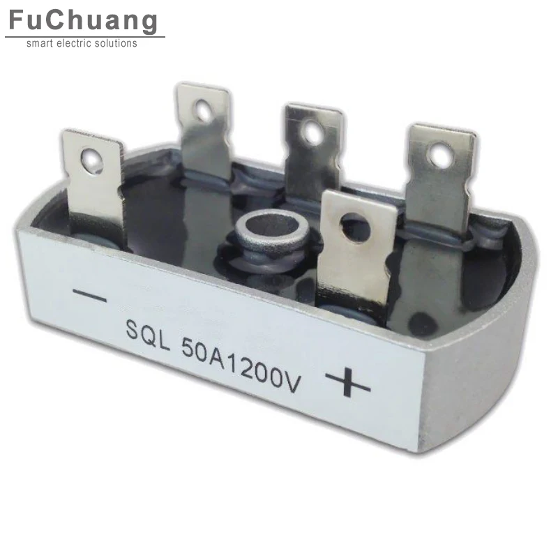 SQL50A1200V Aluminum Metal Case 3 Phase Diode Bridge Rectifier 50Amp Fast Recovery Rectifiers Diodes Kits
SQL50A1200V Aluminum Metal Case 3 Phase Diode Bridge Rectifier 50Amp Fast Recovery Rectifiers Diodes Kits