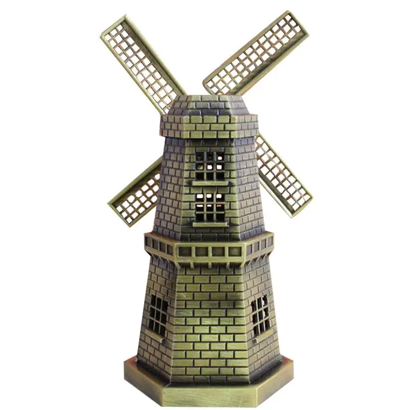Dutch Windmill Practical Retro Alloy Creative Miniatures Ornament Handicrafts Souvenirs for Living Room Home Office Mininatures
Dutch Windmill Practical Retro Alloy Creative Miniatures Ornament Handicrafts Souvenirs for Living Room Home Office Mininatures
