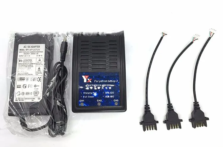 Hot 3 in 1 Balance Charger for Parrot Bebop 2.0 Drone - Safe Fast Speed Multi-Batteries
Hot 3 in 1 Balance Charger for Parrot Bebop 2.0 Drone - Safe Fast Speed Multi-Batteries