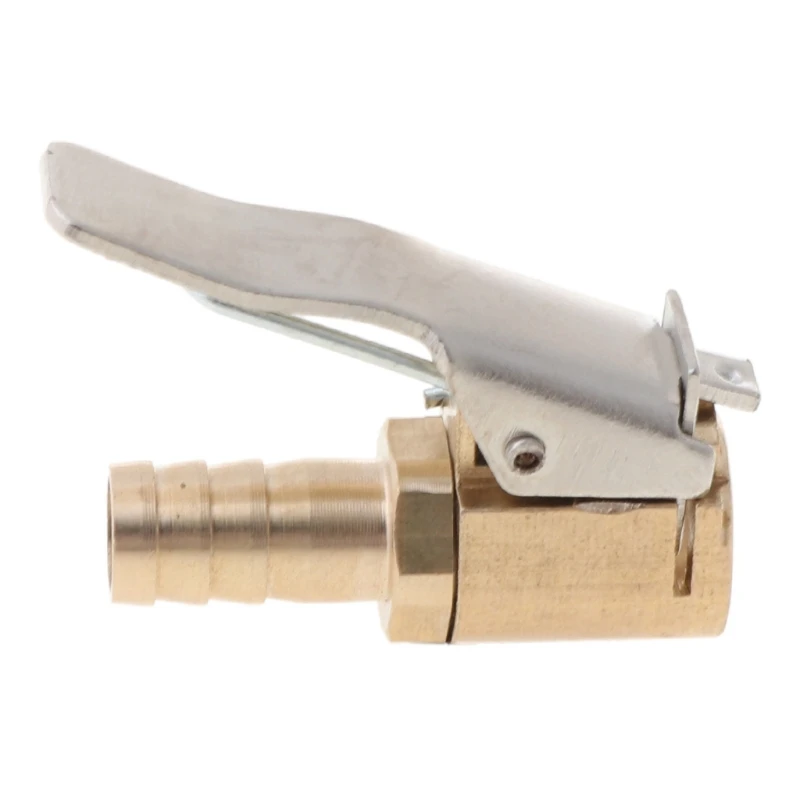 1/4" Hose Barb Air Chuck Brass tire inflator Lock on air Chuck Air Compressor with Barb Connector for Hose repair
1/4" Hose Barb Air Chuck Brass tire inflator Lock on air Chuck Air Compressor with Barb Connector for Hose repair