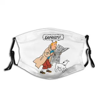 Saprist Reusable Mouth Face Mask Printed The Adventures of Tintin Anti Haze Protection Mask Mouth Muffle with Filters
Saprist Reusable Mouth Face Mask Printed The Adventures of Tintin Anti Haze Protection Mask Mouth Muffle with Filters