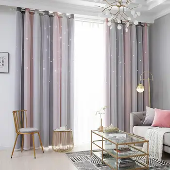 Polyester 100% Blackout Curtains For Living Room Curtains For Bedroom Heat Insulation Sound Insulation Colorful Drapes
Polyester 100% Blackout Curtains For Living Room Curtains For Bedroom Heat Insulation Sound Insulation Colorful Drapes