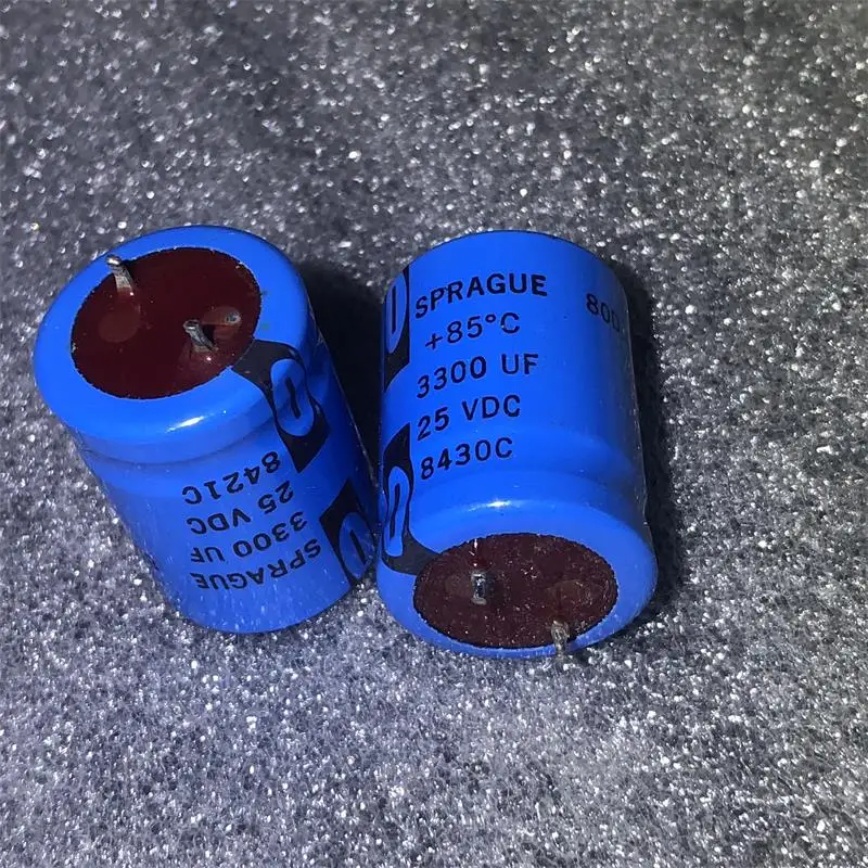 2pcs United States SPRAGUE Sibi older red head 80D 3300UF 25V audio tube amp filter capacitor free shipping
2pcs United States SPRAGUE Sibi older red head 80D 3300UF 25V audio tube amp filter capacitor free shipping