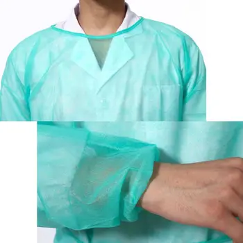 Isolation Gown with Elastic Cuff Disposable Non-Woven Splash Resistant fits all PXPE
Isolation Gown with Elastic Cuff Disposable Non-Woven Splash Resistant fits all PXPE