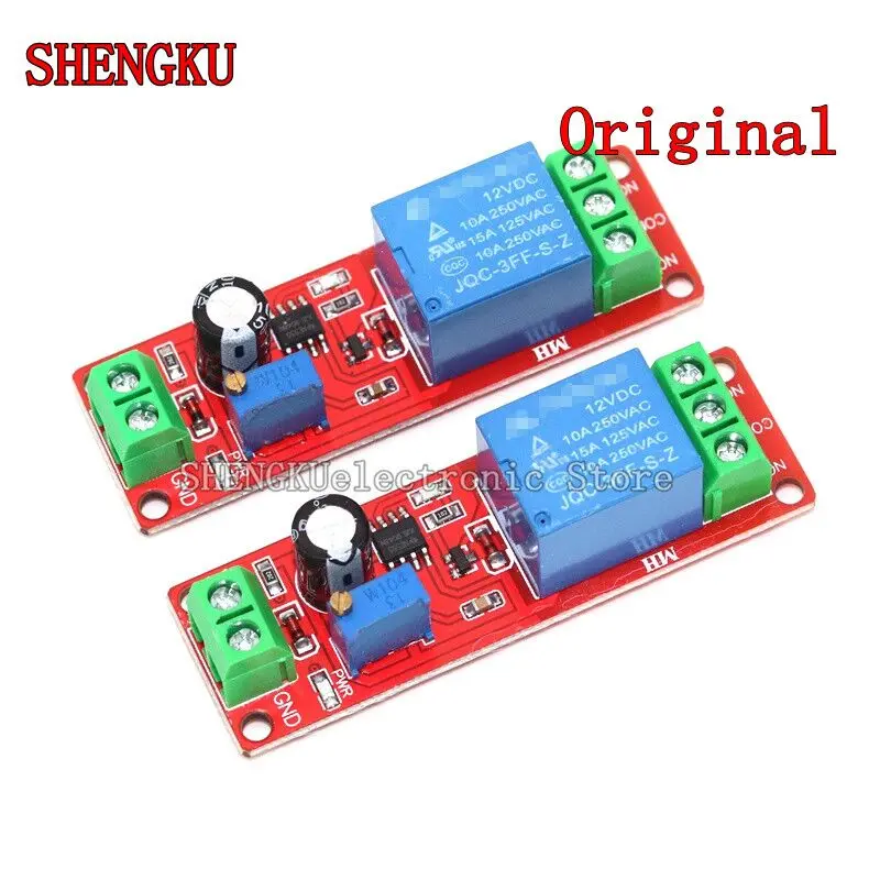 Delay relay time adjustable module NE555 Monostable switch Shielding delay power switch 0~10S DC 12V
Delay relay time adjustable module NE555 Monostable switch Shielding delay power switch 0~10S DC 12V