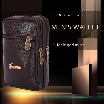 Cowhide Leather Men Waist Belt Bags Business Zip Casual Male Mobile Phone Pouch Vintage Bags for Men Birthday Festival Gifts
Cowhide Leather Men Waist Belt Bags Business Zip Casual Male Mobile Phone Pouch Vintage Bags for Men Birthday Festival Gifts