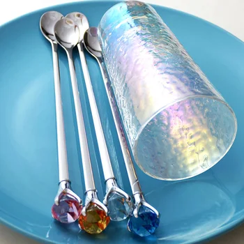 1pc Stainless Steel Coffee & Tea Spoon Diamond Shaped Spoons Music Symbol Long Handle Spoon Drinking Tools Kitchen Gadget
1pc Stainless Steel Coffee & Tea Spoon Diamond Shaped Spoons Music Symbol Long Handle Spoon Drinking Tools Kitchen Gadget