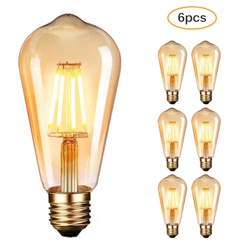 Dimmable Edison Lamp 4W Retro Vintage LED Spiral Filament Light Bulb E27 ST64 Energy Saving Filament Bulb
Dimmable Edison Lamp 4W Retro Vintage LED Spiral Filament Light Bulb E27 ST64 Energy Saving Filament Bulb