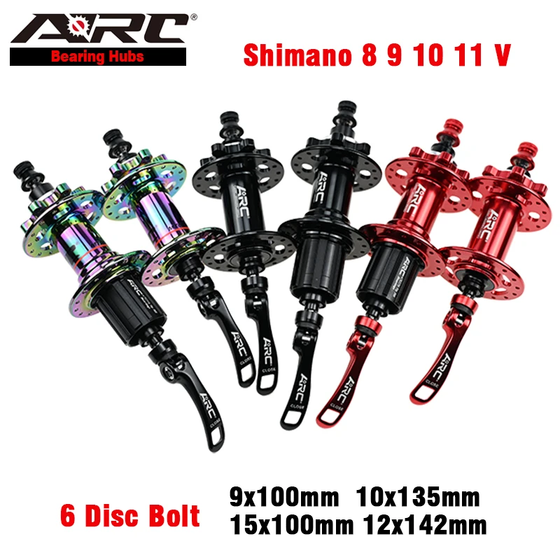 ARC Hub 6 Disc Bolt MTB Mountain Bike Hub 4 pawls 48 clicks Aluminum Bicycle Hub 4 Sealed Bearing Hub 32 Holes 405g Disc Brake
ARC Hub 6 Disc Bolt MTB Mountain Bike Hub 4 pawls 48 clicks Aluminum Bicycle Hub 4 Sealed Bearing Hub 32 Holes 405g Disc Brake