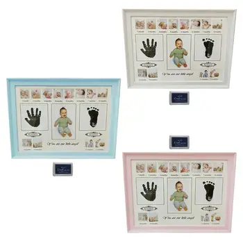Baby Handprint Footprint Photo Frame with Stamp Ink Newborn Decor Gift Kids Imprint Hand Inkpad Souvenirs
Baby Handprint Footprint Photo Frame with Stamp Ink Newborn Decor Gift Kids Imprint Hand Inkpad Souvenirs