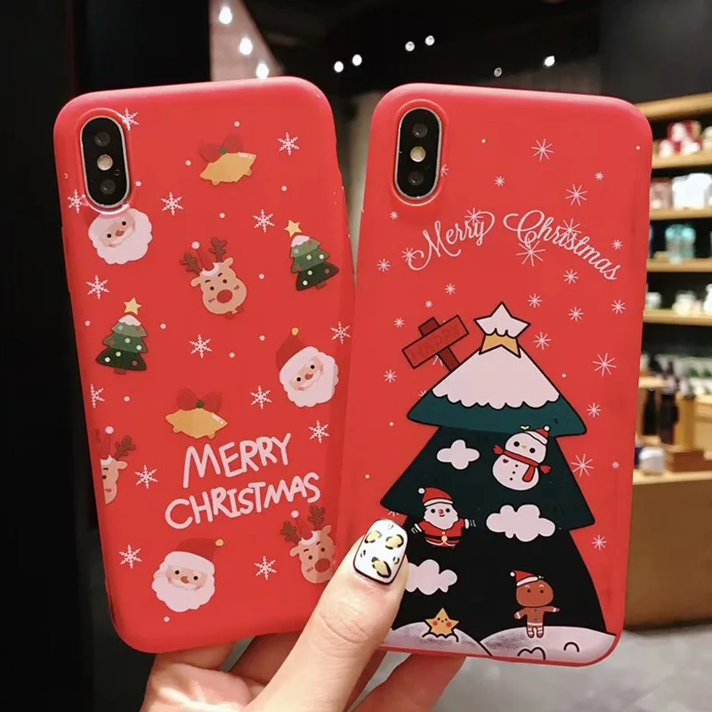 Ottwn Christmas Silicon Phone Case For iPhone 6 6s 7 8 Plus X XR XS Max Elk Animals Santa Claus Flower Soft TPU Back Cover Coque
Ottwn Christmas Silicon Phone Case For iPhone 6 6s 7 8 Plus X XR XS Max Elk Animals Santa Claus Flower Soft TPU Back Cover Coque