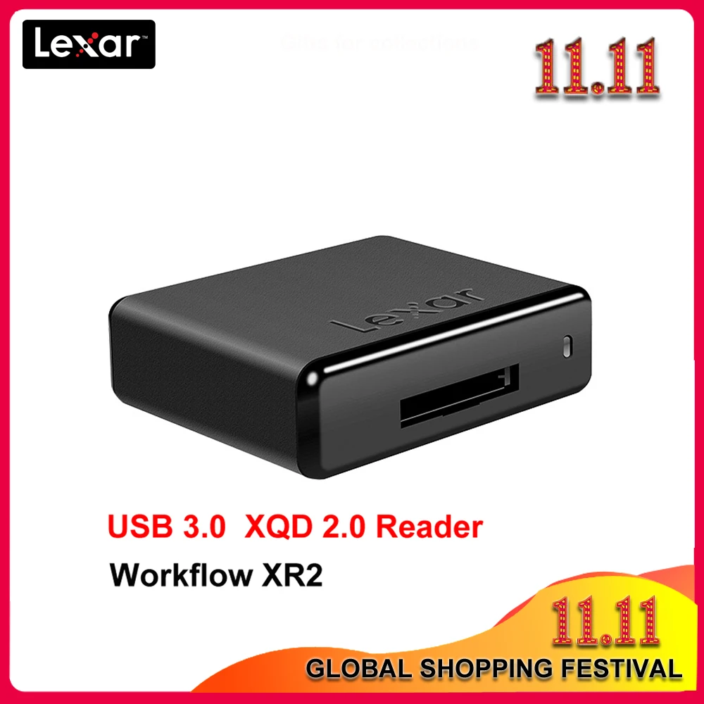 100% Original Lexar XR2 XQD2.0 Card reader USB 3.0 Reader High-speed Usb3.0 Professional Workflow Reader
100% Original Lexar XR2 XQD2.0 Card reader USB 3.0 Reader High-speed Usb3.0 Professional Workflow Reader