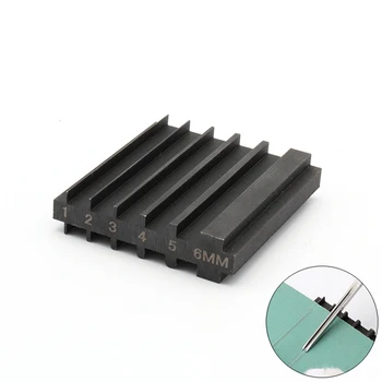 Steel Double side Repair tool for Sharpening Knife Wide Shovel Cutting Leather Thinner Edge Skiving Tool Leathercraft Accesories