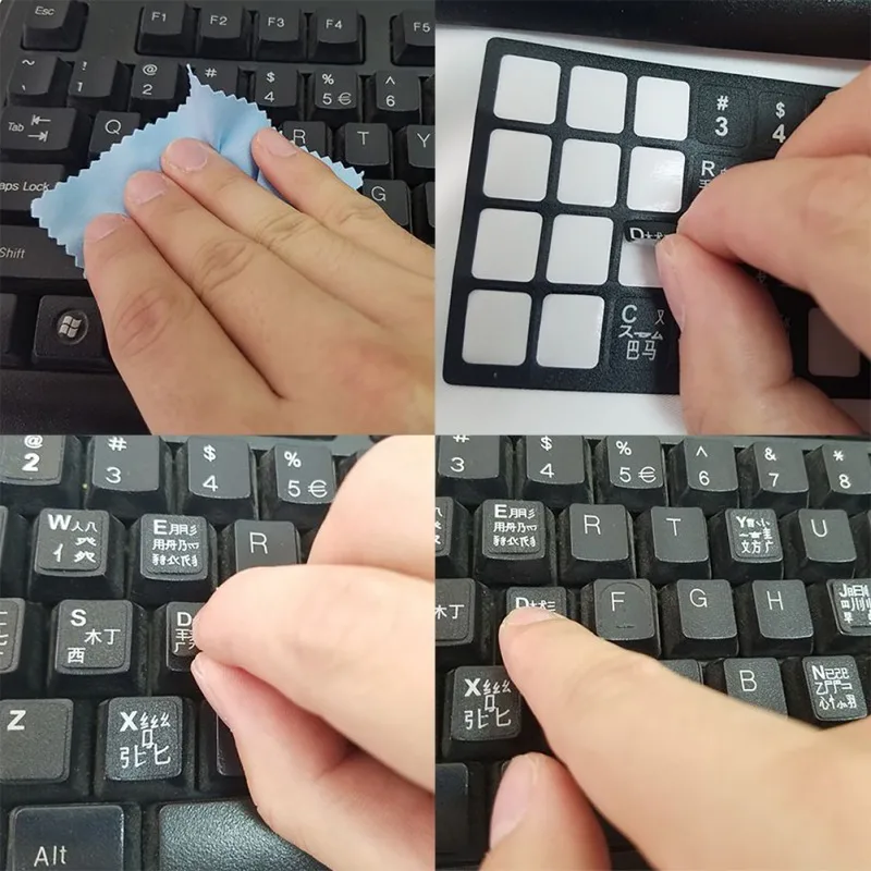 Russian Hebrew English Keyboard Stickers Matte Color Russia Layout Letter Alphabet for PC Desktop Laptop Notebook Layout Cover
Russian Hebrew English Keyboard Stickers Matte Color Russia Layout Letter Alphabet for PC Desktop Laptop Notebook Layout Cover