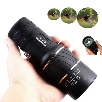 30x52 Camping Hiking Dust Cover Portable Monocular Telescope Handheld Multifunctional HD Optical Day Night Vision Dual Focusing
30x52 Camping Hiking Dust Cover Portable Monocular Telescope Handheld Multifunctional HD Optical Day Night Vision Dual Focusing