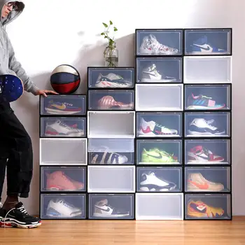 Hot sale 1PC Transparent Drawer Storage Display Cabinets Multi-Purpose Dust-Proof Box shoe cabinet shoe organizer Display wall
Hot sale 1PC Transparent Drawer Storage Display Cabinets Multi-Purpose Dust-Proof Box shoe cabinet shoe organizer Display wall