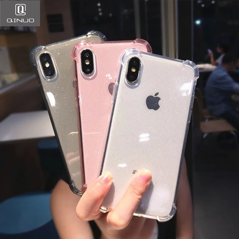 Shockproof Bling Glitter Powder Phone Case For iPhone XS Max XR X Shining Crystal Clear Soft Cover For iPhone 7 6 6S 8 Plus Capa
Shockproof Bling Glitter Powder Phone Case For iPhone XS Max XR X Shining Crystal Clear Soft Cover For iPhone 7 6 6S 8 Plus Capa