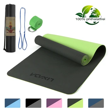 72x24IN Yoga Mat Non-slip Yoga Mat TPE Eco Friendly Fitness Pilates Gymnastics Mat Gift Carrying Strap and Storage Bag
72x24IN Yoga Mat Non-slip Yoga Mat TPE Eco Friendly Fitness Pilates Gymnastics Mat Gift Carrying Strap and Storage Bag