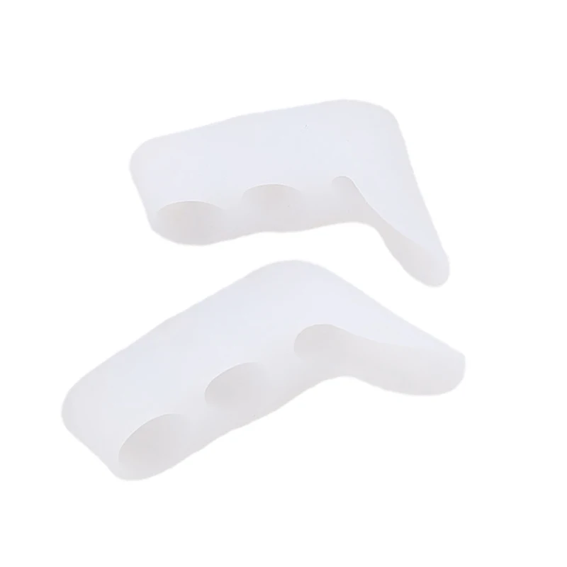 Pinky Toe Separators With 3 Loops Pack Of 2 Soft Gel Straightener Corrector Adjuster Foot Pinky Toe Separators With 3 Loops Pack Of 2 Soft Gel Straightener Corrector Adjuster Foot