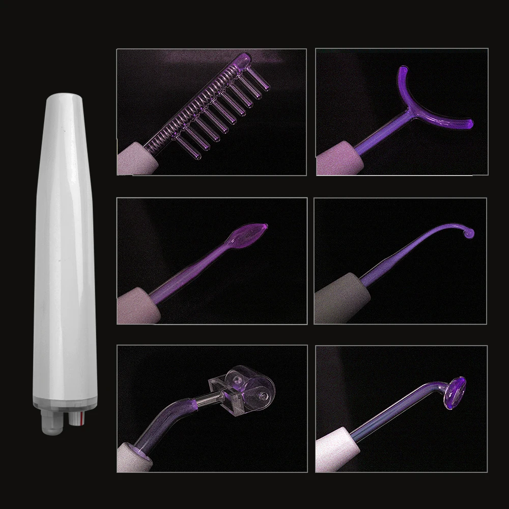 High Frequency Device Portable Facial Machine 7 in 1 Violet Ray Purple Light Electrode Wand TubesSkin Care Face Massager
High Frequency Device Portable Facial Machine 7 in 1 Violet Ray Purple Light Electrode Wand TubesSkin Care Face Massager