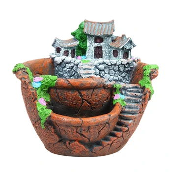 2020 New Mini House Figurines Resin Flower Pot For Herb Cacti Succulent Plants Planter Home Garden Micro- Landscape Decor Crafts
2020 New Mini House Figurines Resin Flower Pot For Herb Cacti Succulent Plants Planter Home Garden Micro- Landscape Decor Crafts