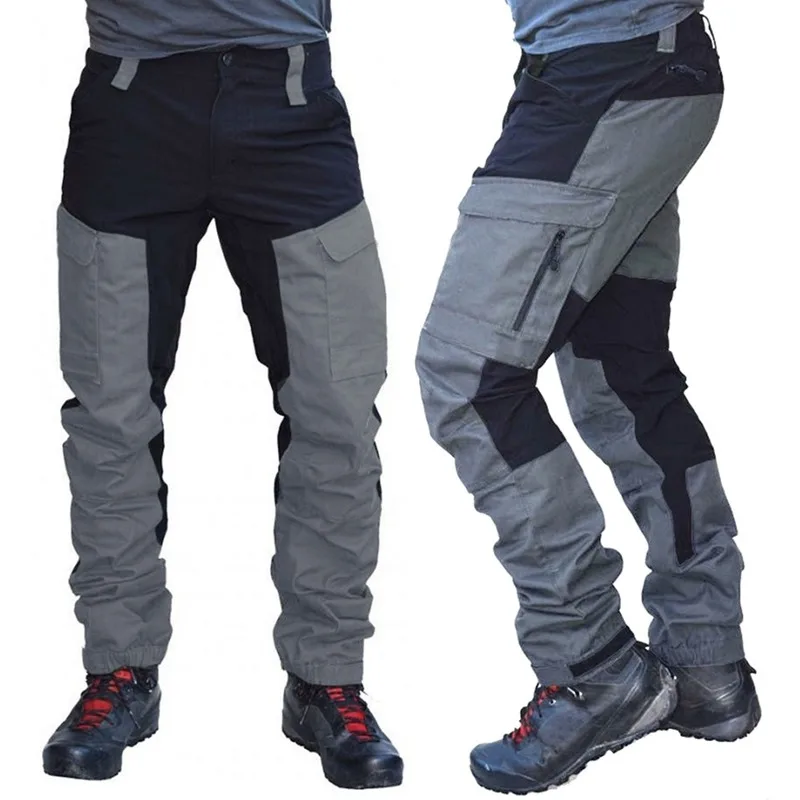 Cargo Pants Work Trousers For Men Spliced Multi Pockets Plus Size Color Block Sports Outdoor Overalls Casual Men Fashion 2020
Cargo Pants Work Trousers For Men Spliced Multi Pockets Plus Size Color Block Sports Outdoor Overalls Casual Men Fashion 2020