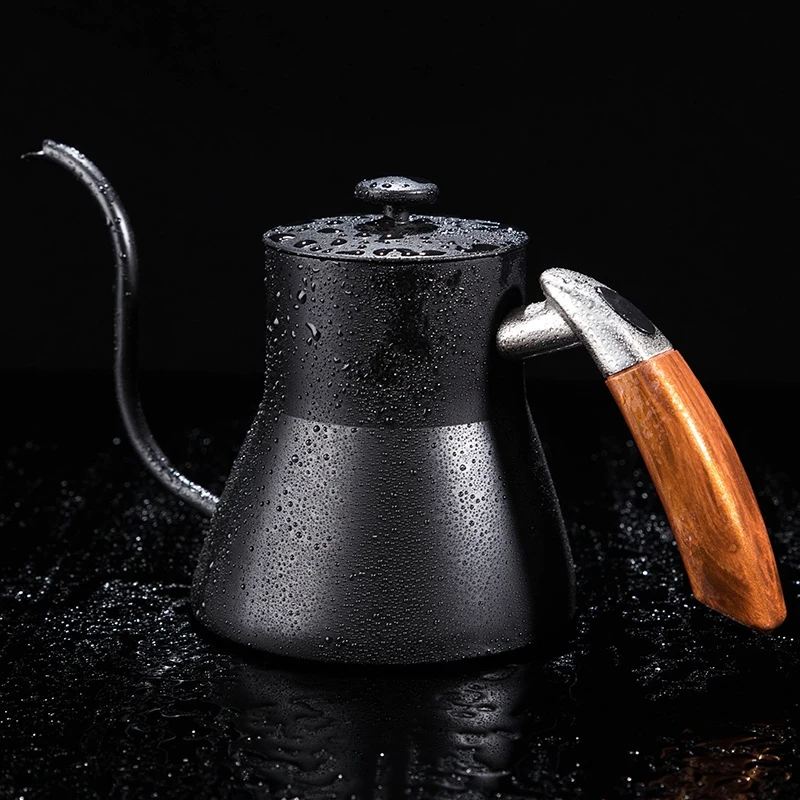Hot Sale 800Ml Gooseneck Tea Kettle Long Narrow Spout Coffee Maker With Wooden Handle Coffee Hand Pot Black
Hot Sale 800Ml Gooseneck Tea Kettle Long Narrow Spout Coffee Maker With Wooden Handle Coffee Hand Pot Black