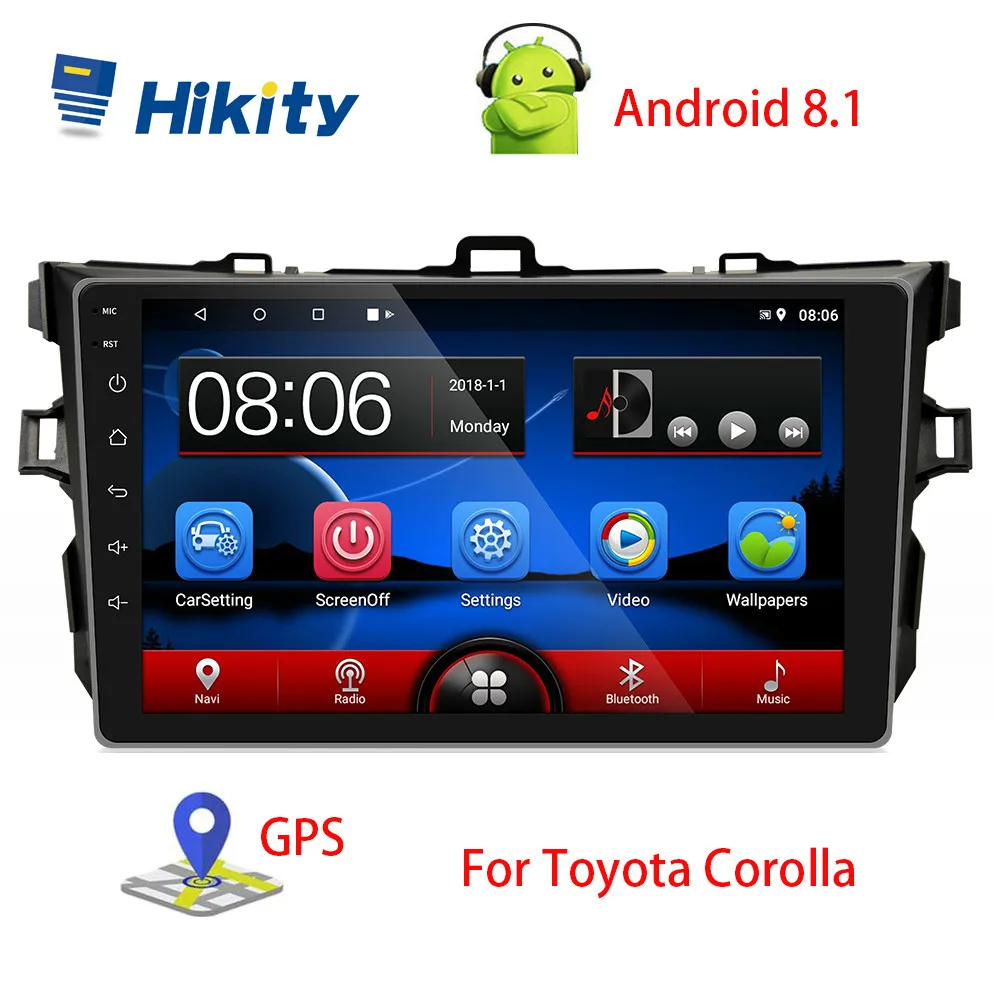 Hikity 9" Android 8.1 Car Multimedia MP5 Player GPS Navigation WIFI Player For 2007 2008 2009 2010 2011 2012 Toyota Corolla
Hikity 9" Android 8.1 Car Multimedia MP5 Player GPS Navigation WIFI Player For 2007 2008 2009 2010 2011 2012 Toyota Corolla