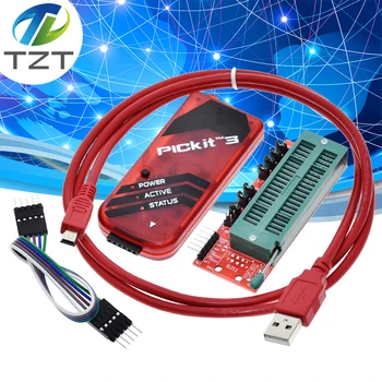 TZT PICKIT3 PIC KIT3 PICKIT 3 Programmer Offline Programming PIC Microcontroller Chip Monopoly+PIC Programmer adapter seat
TZT PICKIT3 PIC KIT3 PICKIT 3 Programmer Offline Programming PIC Microcontroller Chip Monopoly+PIC Programmer adapter seat
