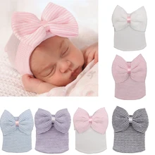 Winter Spring Striped Hospital Chiffon Knitted hat Newborn Beanie Hats Solid Bowknot Soft Baby Nursy Cap Comfy Stuff Photo Props
Winter Spring Striped Hospital Chiffon Knitted hat Newborn Beanie Hats Solid Bowknot Soft Baby Nursy Cap Comfy Stuff Photo Props