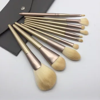10PCS champagne Makeup Brushes Set Foundation Powder Blush Eyeshadow Concealer Lip Eye Make Up Brush Beauty Tools
10PCS champagne Makeup Brushes Set Foundation Powder Blush Eyeshadow Concealer Lip Eye Make Up Brush Beauty Tools
