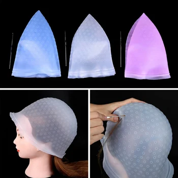 New Professional Salon Dye Silicone Cap Hair Salon Color Shading Highlight Reusable Set Frosting Tipping Dye Color Tool 1Pc
New Professional Salon Dye Silicone Cap Hair Salon Color Shading Highlight Reusable Set Frosting Tipping Dye Color Tool 1Pc