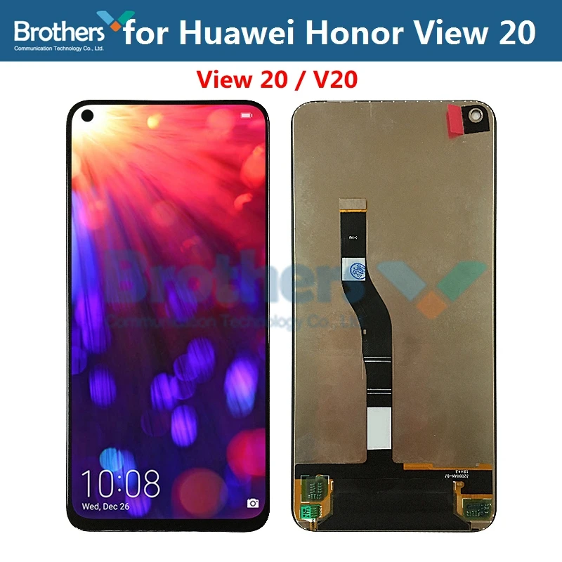 ЖК-экран для Huawei Honor View 20 ЖК-дисплей с сенсорным экраном и дигитайзером V20 в сборе