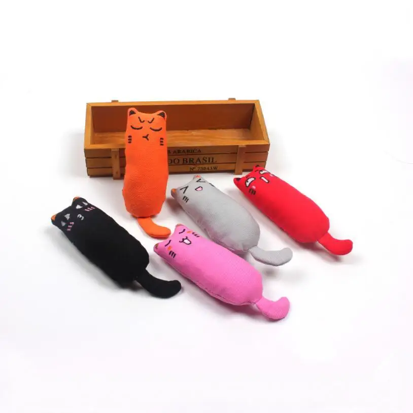 Cat Catnip Toys Teeth Grinding Stuffing Cotton Mint Funny Interactive Plush Kitten Chewing Vocal Toy Claws Thumb Bite Cat 
Cat Catnip Toys Teeth Grinding Stuffing Cotton Mint Funny Interactive Plush Kitten Chewing Vocal Toy Claws Thumb Bite Cat